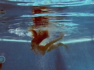 Slender Swimmer Alla Zlatavlaska Shows A Fine Underwater Showcase