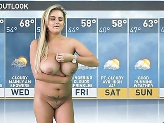 Sugary And Sexy Weather Female Stuns Her Online Viewers With Nude Report