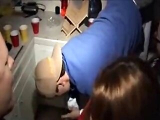 Teenager Kegger School Damsel Fucking Gets Messy