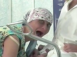 Hairy Pubic Hair Gross 86 Years Old Granny Gets Fisted And Rough Fucked By Her Health Center Gynecologist