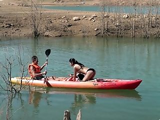 Dark-haired Cutie Lady Dee Wants To Suck And Fuck By The Lake